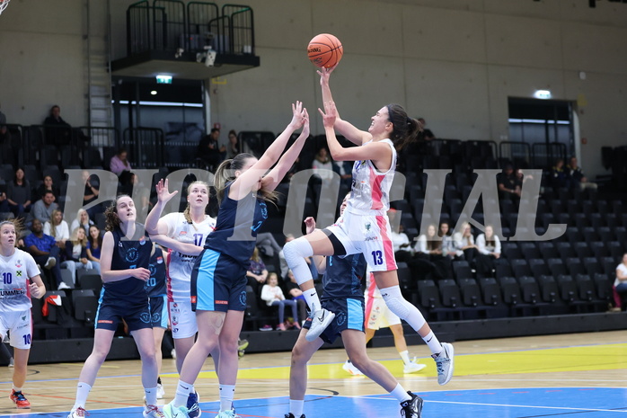 23.10.2022, Raiffeisen Sportpark, Basketball Damen Superliga 2022/23, Grunddurchgang 4.Runde,  
UBSC-DBBC Graz vs. Vienna Timberwolves,  