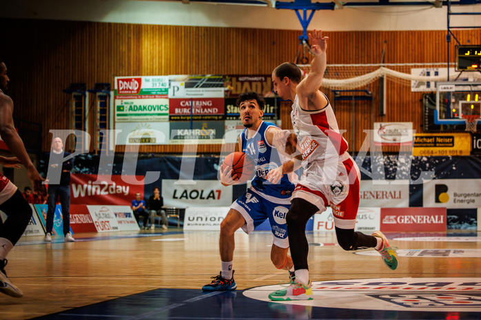 Basketball, win2day Basketball Superliga 2022/23, Grunddurchgang Runde 4, Oberwart Gunners, BC Vienna, Derek Hanes (14)