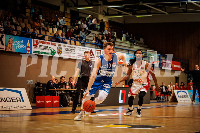 Basketball, win2day Basketball Superliga 2022/23, Grunddurchgang Runde 4, Oberwart Gunners, BC Vienna, Brock Gardner (10)