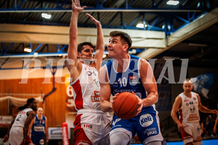 Basketball, win2day Basketball Superliga 2022/23, Grunddurchgang Runde 4, Oberwart Gunners, BC Vienna, Brock Gardner (10)