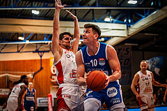 Basketball, win2day Basketball Superliga 2022/23, Grunddurchgang Runde 4, Oberwart Gunners, BC Vienna, Brock Gardner (10)