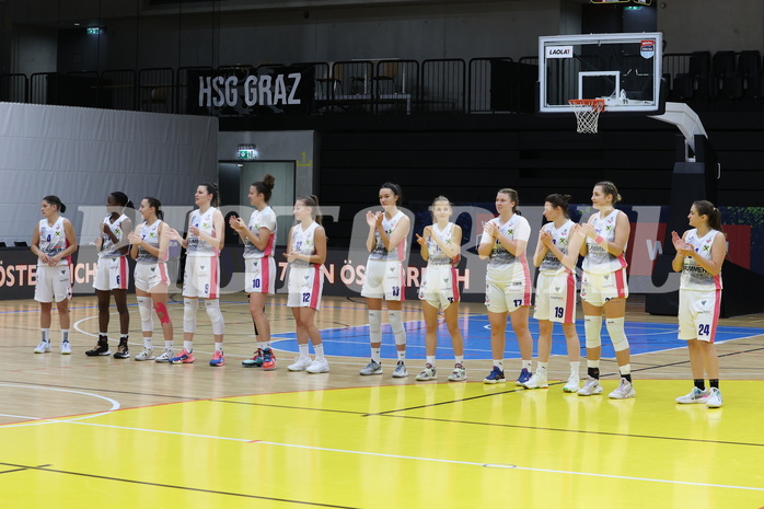 23.10.2022, Raiffeisen Sportpark, Basketball Damen Superliga 2022/23, Grunddurchgang 4.Runde,  
UBSC-DBBC Graz vs. Vienna Timberwolves,  