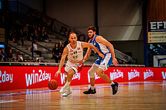 Basketball, win2day Basketball Superliga 2022/23, Grunddurchgang Runde 4, Oberwart Gunners, BC Vienna, Enis Murati (44)