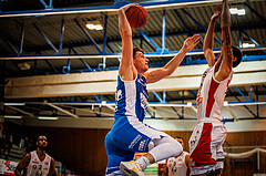 Basketball, win2day Basketball Superliga 2022/23, Grunddurchgang Runde 4, Oberwart Gunners, BC Vienna, Brock Gardner (10)