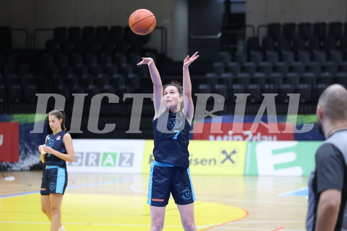 23.10.2022, Raiffeisen Sportpark, Basketball Damen Superliga 2022/23, Grunddurchgang 4.Runde,  
UBSC-DBBC Graz vs. Vienna Timberwolves,  