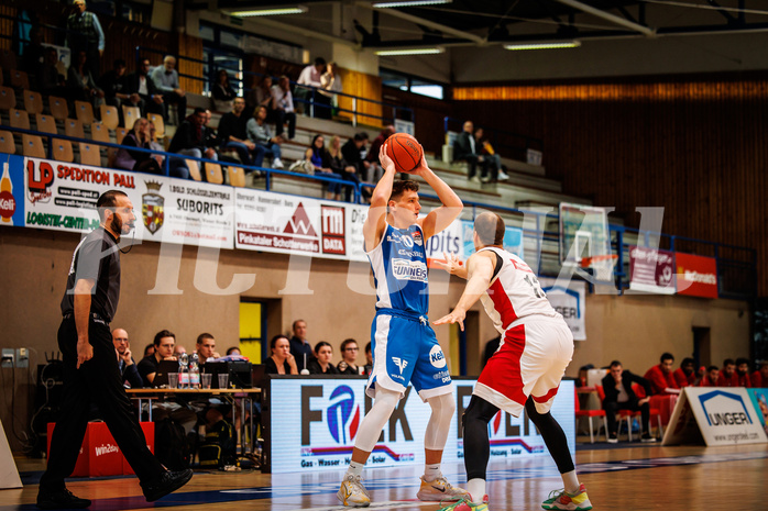 Basketball, win2day Basketball Superliga 2022/23, Grunddurchgang Runde 4, Oberwart Gunners, BC Vienna, Brock Gardner (10)