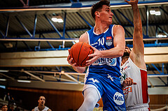 Basketball, win2day Basketball Superliga 2022/23, Grunddurchgang Runde 4, Oberwart Gunners, BC Vienna, Brock Gardner (10)