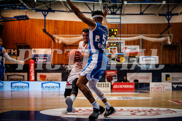 Basketball, win2day Basketball Superliga 2022/23, Grunddurchgang Runde 4, Oberwart Gunners, BC Vienna, Bogic Vujosevic (5)