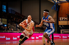 Basketball, win2day Basketball Superliga 2022/23, Grunddurchgang Runde 4, Oberwart Gunners, BC Vienna, Stefan Savic (13)