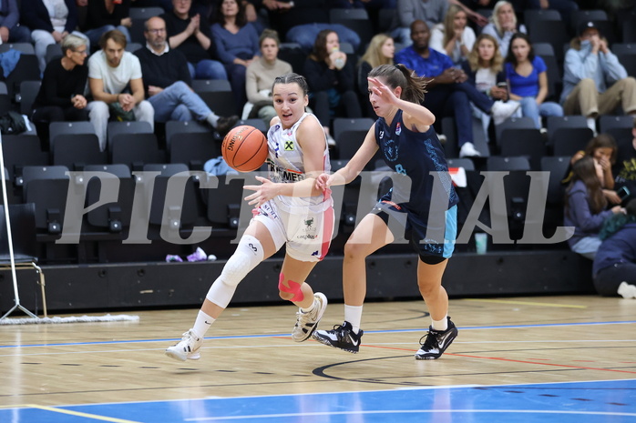 23.10.2022, Raiffeisen Sportpark, Basketball Damen Superliga 2022/23, Grunddurchgang 4.Runde,  
UBSC-DBBC Graz vs. Vienna Timberwolves,  