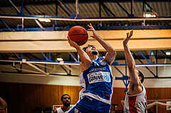 Basketball, win2day Basketball Superliga 2022/23, Grunddurchgang Runde 4, Oberwart Gunners, BC Vienna, Derek Hanes (14)