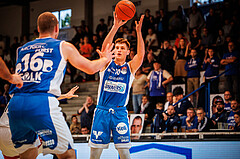 Basketball, win2day Basketball Superliga 2022/23, Grunddurchgang Runde 4, Oberwart Gunners, BC Vienna, Brock Gardner (10)