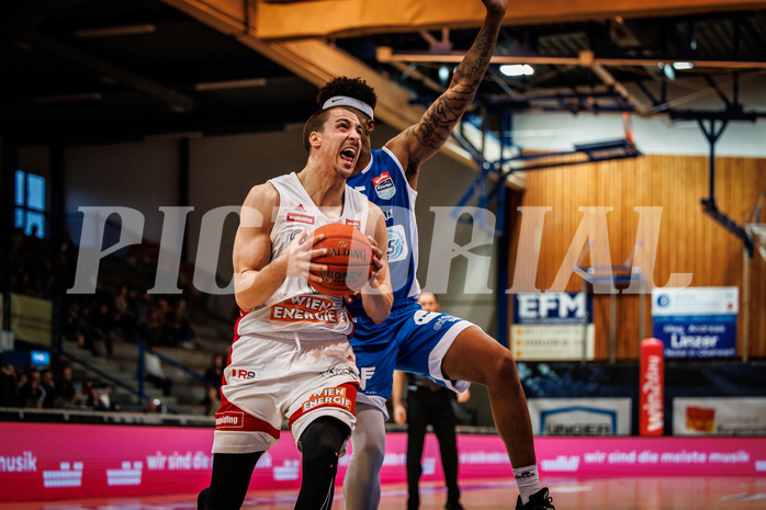 Basketball, win2day Basketball Superliga 2022/23, Grunddurchgang Runde 4, Oberwart Gunners, BC Vienna, Stefan Savic (13)