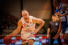 Basketball, win2day Basketball Superliga 2022/23, Grunddurchgang Runde 4, Oberwart Gunners, BC Vienna, Enis Murati (44)