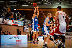 Basketball, win2day Basketball Superliga 2022/23, Grunddurchgang Runde 4, Oberwart Gunners, BC Vienna, Sebastian Käferle (7)