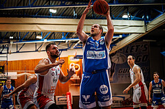 Basketball, win2day Basketball Superliga 2022/23, Grunddurchgang Runde 4, Oberwart Gunners, BC Vienna, Renato Poljak (16)