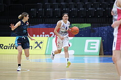 23.10.2022, Raiffeisen Sportpark, Basketball Damen Superliga 2022/23, Grunddurchgang 4.Runde,  
UBSC-DBBC Graz vs. Vienna Timberwolves,  