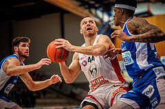 Basketball, win2day Basketball Superliga 2022/23, Grunddurchgang Runde 4, Oberwart Gunners, BC Vienna, Enis Murati (44)