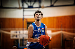 Basketball, win2day Basketball Superliga 2022/23, Grunddurchgang Runde 4, Oberwart Gunners, BC Vienna, Derek Hanes (14)