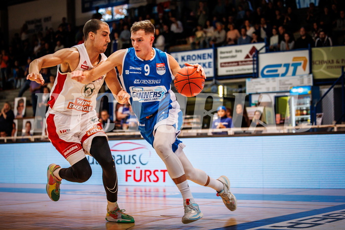 Basketball, win2day Basketball Superliga 2022/23, Grunddurchgang Runde 4, Oberwart Gunners, BC Vienna, Edi Patekar (9)