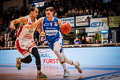 Basketball, win2day Basketball Superliga 2022/23, Grunddurchgang Runde 4, Oberwart Gunners, BC Vienna, Edi Patekar (9)