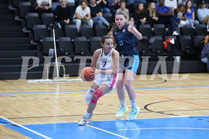 23.10.2022, Raiffeisen Sportpark, Basketball Damen Superliga 2022/23, Grunddurchgang 4.Runde,  
UBSC-DBBC Graz vs. Vienna Timberwolves,  
