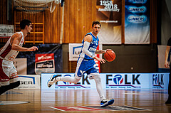 Basketball, win2day Basketball Superliga 2022/23, Grunddurchgang Runde 4, Oberwart Gunners, BC Vienna, Jonathan Knessl (12)
