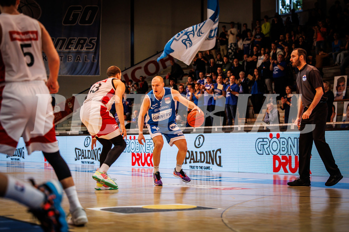 Basketball, win2day Basketball Superliga 2022/23, Grunddurchgang Runde 4, Oberwart Gunners, BC Vienna, Sebastian Käferle (7)