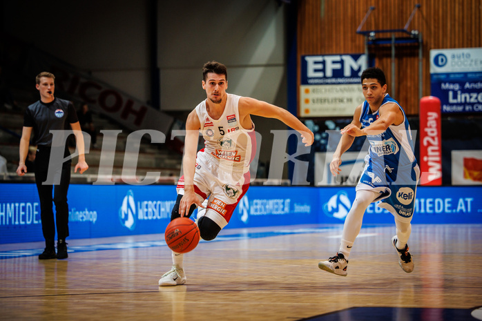 Basketball, win2day Basketball Superliga 2022/23, Grunddurchgang Runde 4, Oberwart Gunners, BC Vienna, Bogic Vujosevic (5)