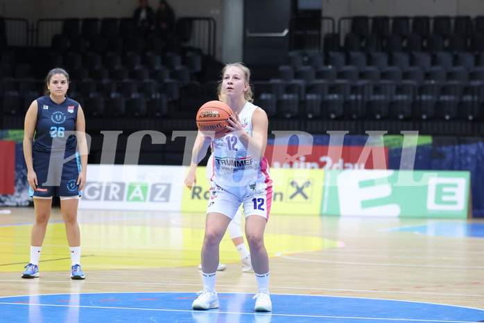 23.10.2022, Raiffeisen Sportpark, Basketball Damen Superliga 2022/23, Grunddurchgang 4.Runde,  
UBSC-DBBC Graz vs. Vienna Timberwolves,  