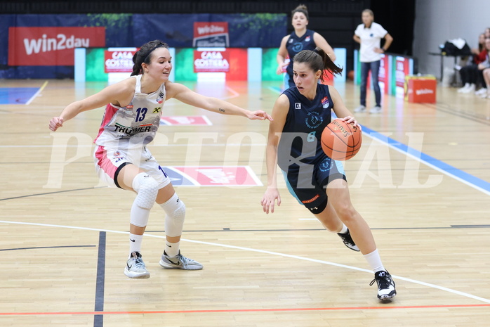 23.10.2022, Raiffeisen Sportpark, Basketball Damen Superliga 2022/23, Grunddurchgang 4.Runde,  
UBSC-DBBC Graz vs. Vienna Timberwolves,  
