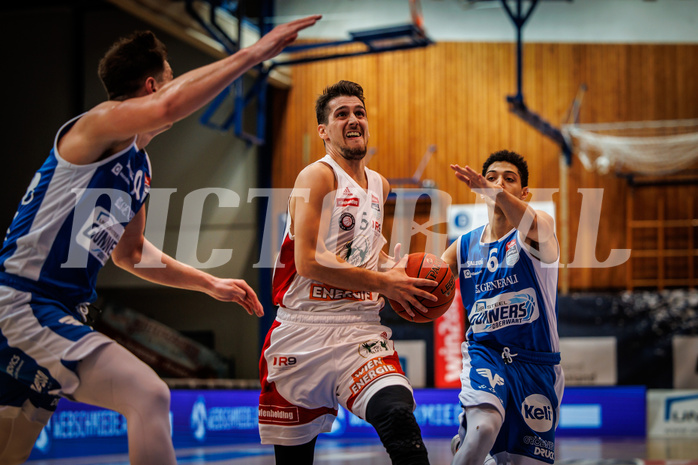 Basketball, win2day Basketball Superliga 2022/23, Grunddurchgang Runde 4, Oberwart Gunners, BC Vienna, Bogic Vujosevic (5)