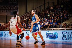 Basketball, win2day Basketball Superliga 2022/23, Grunddurchgang Runde 4, Oberwart Gunners, BC Vienna, Jack Rauch (11)