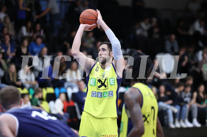 23.10.2022, Graz, Raiffeisen Sportpark Graz, Basketball Superliga 2022/23, Grunddurchgang, Runde 4, UBSC Raiffeisen Graz vs. BBC Nord Dragonz