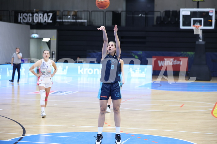 23.10.2022, Raiffeisen Sportpark, Basketball Damen Superliga 2022/23, Grunddurchgang 4.Runde,  
UBSC-DBBC Graz vs. Vienna Timberwolves,  