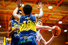 Basketball, win2day Basketball Superliga 2023/224, Grunddurchgang Runde 21, BBC Nord Dragonz, UBSC Graz, Lukas Knor (21)