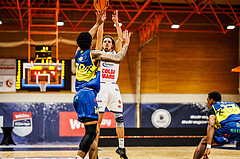 Basketball, win2day Basketball Superliga 2023/224, Grunddurchgang Runde 21, BBC Nord Dragonz, UBSC Graz, Lukas Hahn (25)