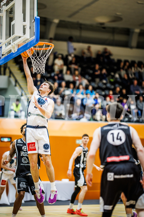 Basketball, Win2Day Superliga 2023/24, Grunddurchgang 21.Runde, Vienna Timberwolves, Kapfenberg Bulls, Ivor Kuresevic (44)