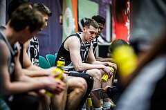 Basketball, Win2Day Superliga 2023/24, Grunddurchgang 21.Runde, Vienna Timberwolves, Kapfenberg Bulls, Noah Baumann (4)