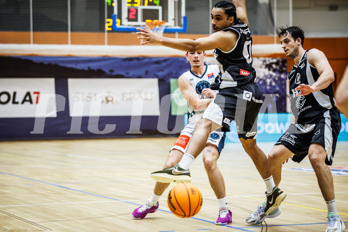 Basketball, Win2Day Superliga 2023/24, Grunddurchgang 21.Runde, Vienna Timberwolves, Kapfenberg Bulls, Ivor Kuresevic (44)
