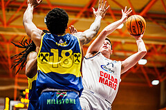 Basketball, win2day Basketball Superliga 2023/224, Grunddurchgang Runde 21, BBC Nord Dragonz, UBSC Graz, Lukas Knor (21)