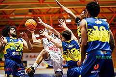 Basketball, win2day Basketball Superliga 2023/224, Grunddurchgang Runde 21, BBC Nord Dragonz, UBSC Graz, Lukas Hahn (25)