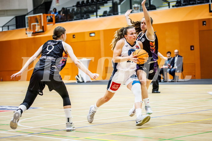Basketball, Win2Day Basketball Damen Superliga 2023/24, Grunddurchgang 12.Runde, Vienna Timberwolves, Vienna United, Petra Pammer (21)