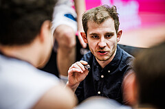 Basketball, Win2Day Superliga 2023/24, Grunddurchgang 21.Runde, Vienna Timberwolves, Kapfenberg Bulls, Justin Schlünken (Head Coach)