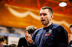 Basketball, win2day Basketball Superliga 2023/224, Grunddurchgang Runde 21, BBC Nord Dragonz, UBSC Graz, Felix Jambor (Head Coach)