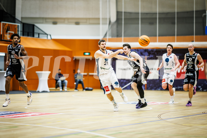 Basketball, Win2Day Superliga 2023/24, Grunddurchgang 21.Runde, Vienna Timberwolves, Kapfenberg Bulls, Moritz Lanegger (21)