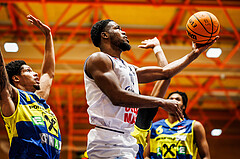 Basketball, win2day Basketball Superliga 2023/224, Grunddurchgang Runde 21, BBC Nord Dragonz, UBSC Graz, Austen Awosika (10)