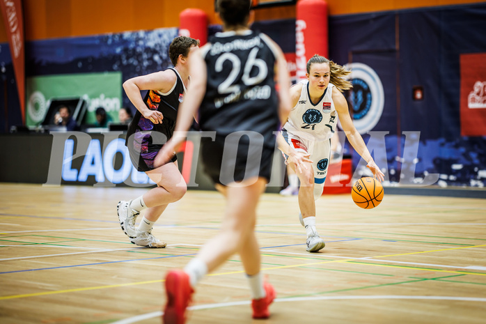 Basketball, Win2Day Basketball Damen Superliga 2023/24, Grunddurchgang 12.Runde, Vienna Timberwolves, Vienna United, Petra Pammer (21)