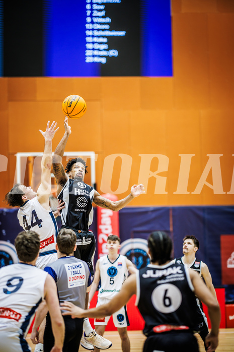 Basketball, Win2Day Superliga 2023/24, Grunddurchgang 21.Runde, Vienna Timberwolves, Kapfenberg Bulls, Ivor Kuresevic (44), Urald King (23)