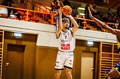 Basketball, win2day Basketball Superliga 2023/224, Grunddurchgang Runde 21, BBC Nord Dragonz, UBSC Graz, David Trukesitz (7)